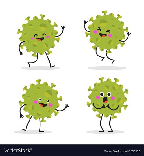 Germ Illustration, Easy Science Fair Projects, Different Emotions, Science Fair Projects, Science Fair, Microbiology, Cartoon Images, Doodle Art, Adobe Illustrator