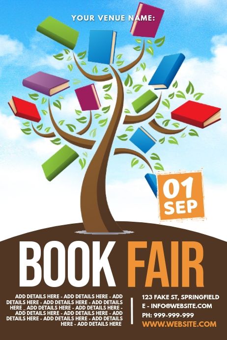 Book Fair Poster Ideas, Book Fair Poster, Fair Poster, Reading School, Dj Event, Scholastic Book Fair, School Fair, Handmade Poster, Online Poster