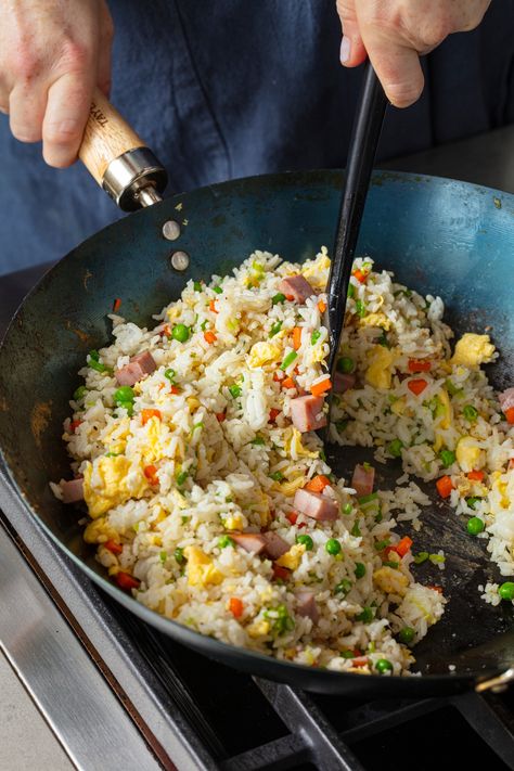 Stir-frying leftover rice with simple seasonings and a balance of mix-ins makes for an incredibly satisfying and customizable meal. Simple Fried Rice, Cooks Illustrated Recipes, Cooks Country, Cooks Country Recipes, Healthy Bowls Recipes, Pork Stir Fry, Country Recipes, America's Test Kitchen Recipes, Leftover Rice