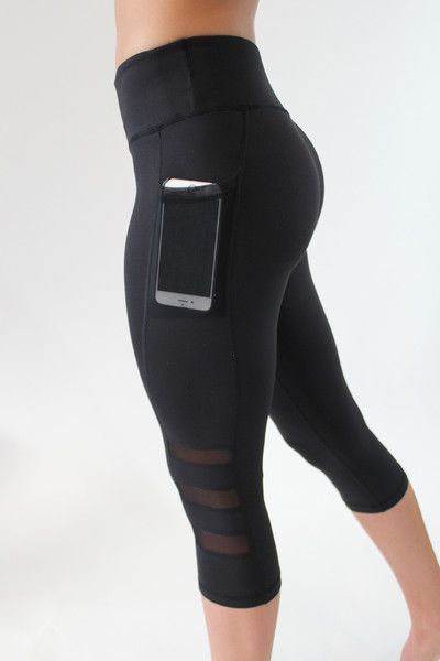 Fierce Capris These sleek compression capris have a low-profile mesh detail that enhance breathability and modern style. Get them today for only $35! Legging Court, Mode Tips, Fitness Outfits, Sport Leggings, Nike Pullover, Legging Sport, Workout Attire, Morning Yoga, Capri Jeans