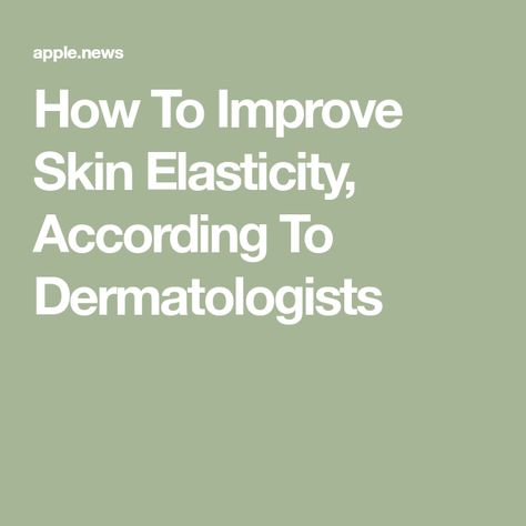 Get Rid Of Saggy Skin, Building Skin, Saggy Skin, Face Wrinkles, Loose Skin, Improve Skin Elasticity, Special Recipes, Better Skin, Skin Elasticity