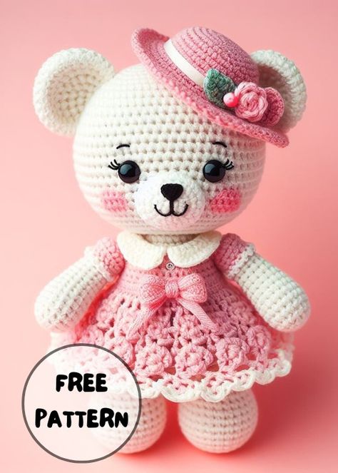 10 FREE Bear Amigurumi Crochet Patterns! | Swecraftcorner Free Teddy Crochet Pattern, Crochet Bears Free Pattern, Crocheted Toys Free Patterns, Hello Kitty Free Crochet Pattern, Easy Crochet Gifts For Kids, Amigurumi Teddy Bear Free Pattern, Crochet Teddy Bear Pattern Free Easy, Cute Crochet Patterns Free Amigurumi, Free Crochet Patterns To Print