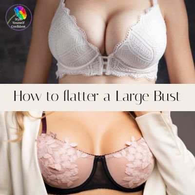 Flatter large bust #flatterlargebust https://www.style-yourself-confident.com/large-bust.html Crop Tops For Large Bust, Heavy Bust Tops, Dresses For Full Busted Women, Big Bust Dress Style, Big Bust Summer Outfits, Top For Heavy Bust, Shirts For Women With Big Bust, Crop Top Big Bust Outfit, Styling For Big Bust