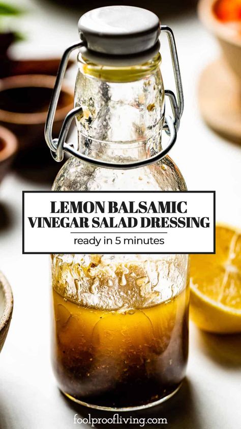 Balsamic Vinaigrette Dressing Recipe, Balsamic Vinegarette, Homemade Balsamic Dressing, Balsamic Dressing Recipe, Balsamic Vinaigrette Salad, Vinaigrette Dressing Recipe, Balsamic Vinaigrette Recipe, Vinegar Salad Dressing, Salad With Balsamic Dressing