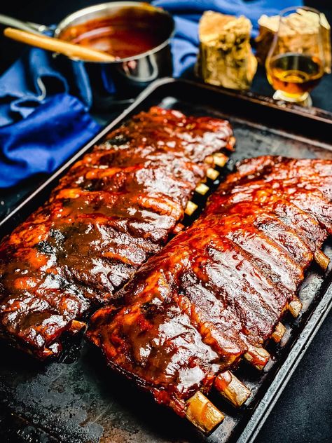 Pork Spare Ribs Grilled, Grilled Spare Ribs, Grilled Baby Back Ribs, Grilled Ribs, Pork Back Ribs, How To Make Bbq, Smoked Pork Ribs, How To Cook Ribs, Bbq Pork Ribs