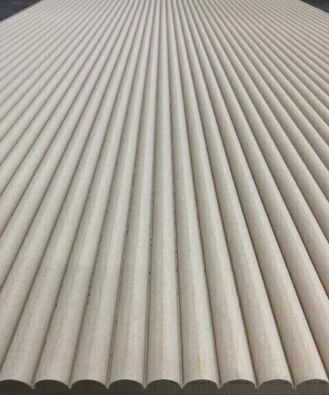 Round Fluted MDF Panels 2420mm x 390mm x 12mm  | eBay Ribbed Wall, Wall Panels, Feature Wall, Wall, Quick Saves