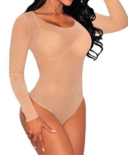 White Mesh Bodysuit, Long Sleeve Mesh Bodysuit, Mesh Leotard, Body Noir, Black Bodysuit Longsleeve, Bodycon Bodysuit, Leotard Tops, Leotard Bodysuit, Mesh Tops