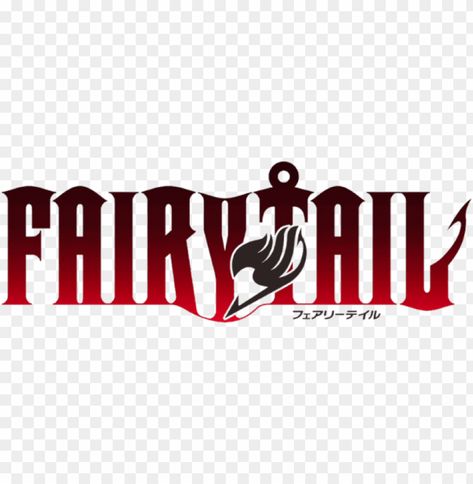 fairy tail logo Anime Title Logo, Fairytale Logo, Anime Checklist, Anime Logos, Manga Logo, Fairy Tail Logo, Fairy Tail Dragon Slayer, Manga Title, Anime Logo