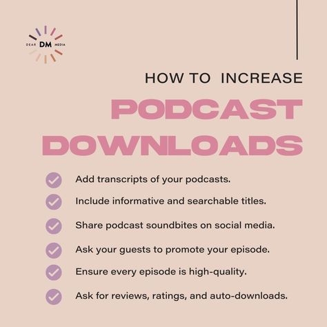 Are you curious about what podcast downloads really mean? Let's clarify it once and for all! In this post we talk about everything you need to know about increasing podcast downloads. It's time to make waves in the podcasting world! #PodcastMetrics #EngagingEpisodes #PodcastSuccess Podcast Tips And Tricks, Podcast Topics Ideas For Teens, Podcast Brainstorming, Podcasting For Beginners, Podcast Topics Ideas For Women, Podcast Vision Board, Podcast Topics Ideas, Podcast Planning, Podcast Room