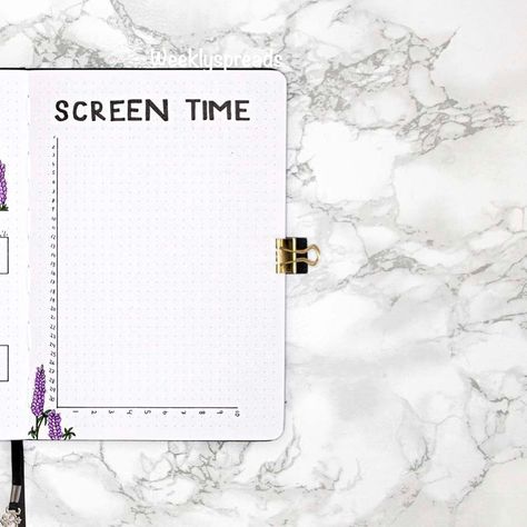Bullet Journal Inspiration ✎ on Instagram: “I thought I would track my screen time this month, just for fun..😅 Do you track your screen time? . #bulletjournal #bujo…” Screen Time Tracker Bullet Journal, Bujo Trackers, Screen Time Tracker, Journal Bullet, Journal Spreads, Bullet Journal Writing, Bullet Journal Spread, Bullet Journal Inspiration, Screen Time