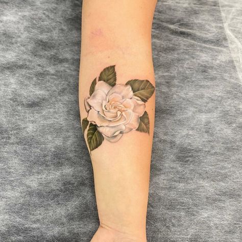 Grandmother Tattoo, Gardenia Tattoo, Wrist Bracelet Tattoo, Magnolia Tattoo, Gardenia Flower, Tattoos To Cover Scars, Flower Tattoo Meanings, Daisy Tattoo, Small Flower Tattoos