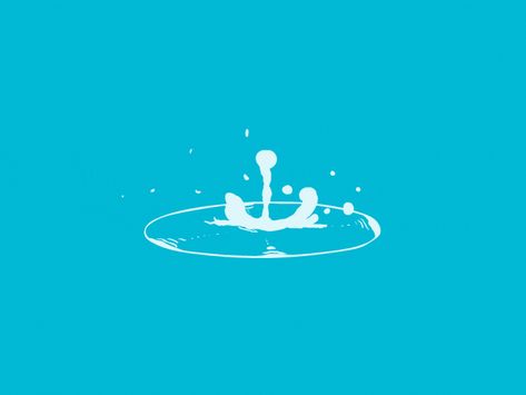 2d Water Animation, Water Motion Graphics, Water Animation Gif, Water Waves Drawing, Water Drop Animation, Splash Graphic Design, Water Splash Animation, Water Splash Illustration, Splash Animation