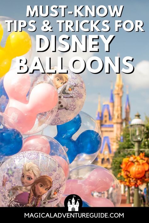 If you're planning a trip to Disney World, you need to know about the iconic Disney balloons! From the classic Mickey shape to fun character options, these are a popular souvenir. Find out where to get them, how much they cost, how to travel with them, and more! Disney World Balloons, Disneyland Balloons, Disney Budget, Disney Balloon, Universal Vacation, Disney Balloons, Disney On A Budget, Trip To Disney World, Disney World Hotels