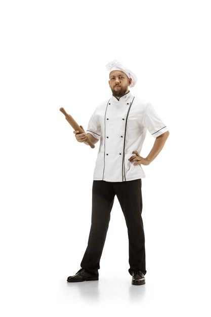 Chef Pose Reference, Chef Reference, Chef Poses, Baker Outfit, Chef Fashion, Portfolio Sketches, Chef Character, Riley Sager, Chef Outfit