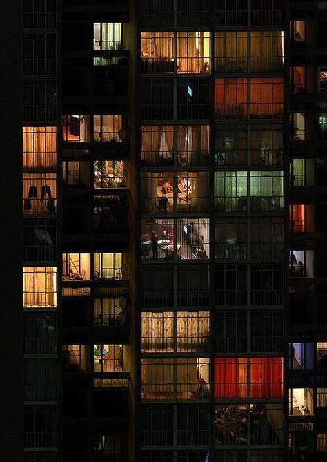 Night apartments Photographie Inspo, Cool Apartments, Cinematic Photography, City Aesthetic, Apartment Building, Photography Inspo, Metropolis, The Window, Night In