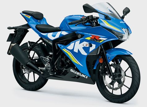 suzuki GSX-R125 motorcycle is top of the 125cc class Gsx R150, Motos Suzuki, Suzuki Bikes, Moto Suzuki, Kawasaki Bikes, Tokyo Motor Show, Custom Seat Covers, Motorcycle Wallpaper, Suzuki Gsx R