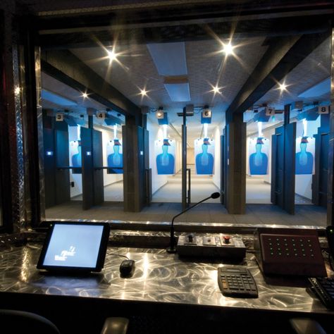 The innovative design of our stalls maximizes the number of lanes an area can facilitate, while dimension design lends to better shooter orientation, comfort, and protection. Indoor Shooting Range, Range Design, Indoor Shooting, Train System, Shooting Sports, Indoor Design, Innovative Design, Dream Home Design, Innovation Design