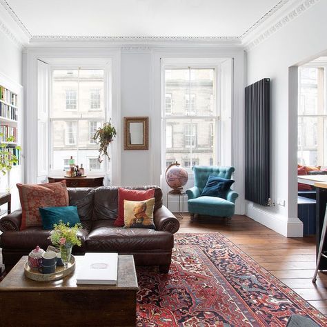 Living Room Victorian, Victorian Living Room, Flat Ideas, Victorian Terrace, Lounge Room, Sitting Room, Open Up, Living Room Inspiration, Edinburgh