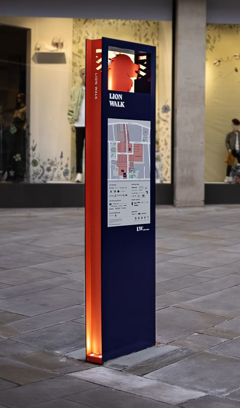 Street Wayfinding, Wayfinding Map, Casino Architecture, Graphic Signage, Map Signage, Signage Systems, Standing Signage, Architectural Signage, Uk Design