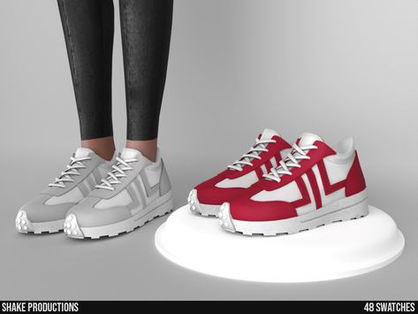 The Sims Resource - 980 - Sneakers (Female) Female Sims, Sims 4 Tsr, Lace High Heels, Cc Shoes, Sims 4 Cc Shoes, Sims 4 Cc Skin, Sims 4 Teen, Sims 4 Downloads, Sims Hair