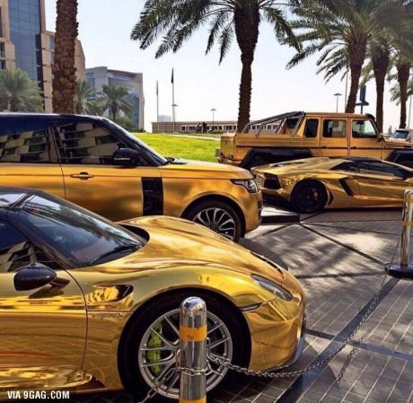 Local wedding in Dubai Yellow Cars, Luxury Boat, Gold Car, Ex Machina, Koenigsegg, Future Car, Amazing Cars, Car Tuning, Car Parking