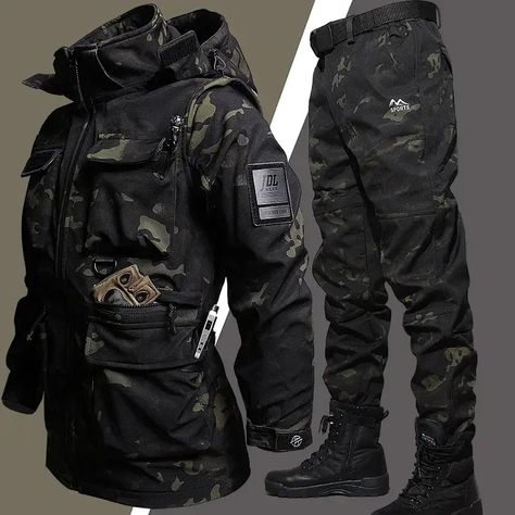 Look what I found on AliExpress Fishing Suit, Camouflage Suit, Waterproof Jacket Men, Tactical Wear, Combat Gear, Windproof Jacket, Tactical Clothing, Military Gear, Ice Fishing