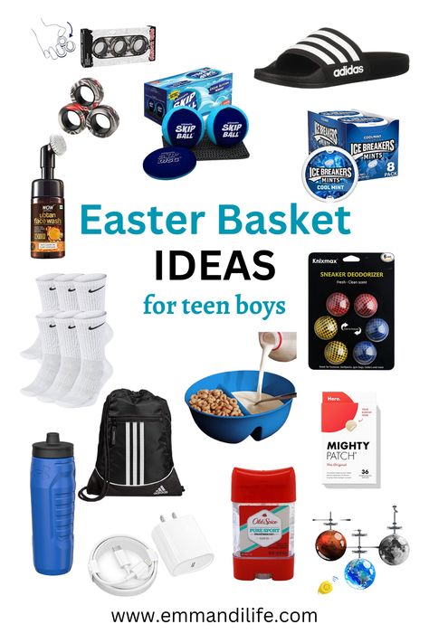 Here are some cool, fun, and practical ideas for Easter basket stuffers for teen boys. love these unique Easter basket ideas for teen boys. All on Amazon Prime! #easter #easterbasket #easterteen #teengifts #teenboys #teenboysgifts #easterteenboys #easterboys #teengiftideas #easterbasketideasforteens Baskets For Boys, Unique Easter Basket Ideas, Gift Ideas For Teen Boys, Easter Basket Gift Ideas, Boy Gift Basket, Burr Basket, Unique Easter Baskets, Basket Gift Ideas, Easter Basket Stuffers