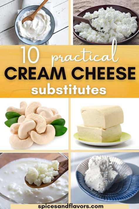 I have created a list of 10 practical and easily available best substitutes for cream cheese in cheesecake. Substitute For Cream Cheese, Substitute For Cream, Cream Cheese Substitute, Recipe Using Ricotta, Cream Cheese Cheesecake, Neufchatel Cheese, Spreadable Cheese, Dairy Free Cream Cheese, Make Cream Cheese