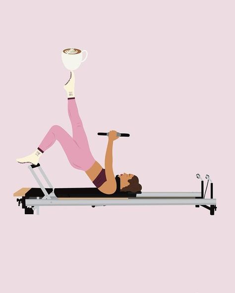 𝑯𝒂𝒓𝒑𝒆𝒓.𝑰𝒍𝒍𝒖𝒔𝒕𝒓𝒂𝒕𝒊𝒐𝒏𝒔 (@harper.illustrations) • Instagram photos and videos Pilates Birthday Party, Pilates Cartoon, Pilates Sketch, Pilates Drawing, Pilates Wallpaper, Pilates Illustration, Pilates Story, Reformer Pilates Aesthetic, Frases Pilates