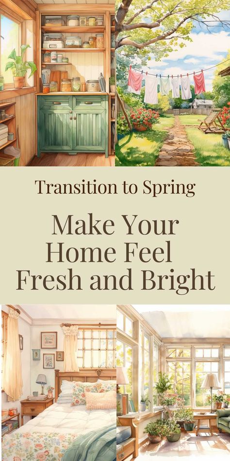 Love the feeling of spring? Bring it into every corner of your home with these delightful decor tips Peaceful Living Room Decor, Cottage Style House Interior, Home Decor Cottagecore, Small House Design Interior Ideas, Homesteading Decor, Spring Decor 2024, Cozy Spring Aesthetic, Spring Cleaning Aesthetic, Spring Decorating Ideas For The Home