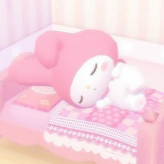 My Melody, Hello Kitty, Sleep, Kitty, Pink