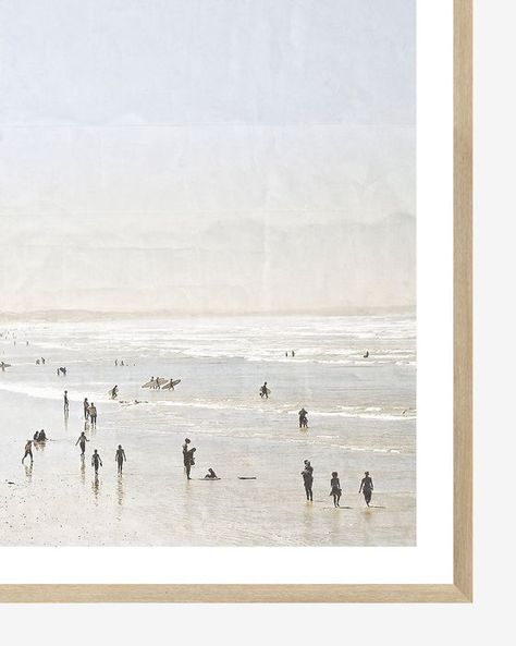 Idyllic Summer – McGee & Co. Modern Beach Art, Mcgee And Co, Coastal Photography, Tiny Room, Mcgee & Co, Natural Wood Frames, Coastal Art, 12 Weeks, Pop Up Shops