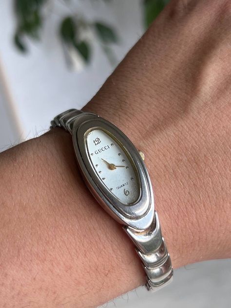 90s Watch Women, Gucci Watch Vintage, Silver Gucci Watch, Gucci Vintage Watch, 90s Watch, Vintage Gucci Watch, Gucci Watch Women, Vintage Watches Women, Gucci Vintage