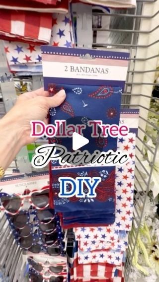 4th Of July Wreath Diy Dollar Tree, Bandana Wreath Diy 4th Of July, Dollar Tree Patriotic Wreath, Dollar Tree 4th Of July Decor, Forth Of July Crafts, Patriotic Wreath Diy, Patriotic Crafts Diy, American Flag Crafts, Patriotic Diy