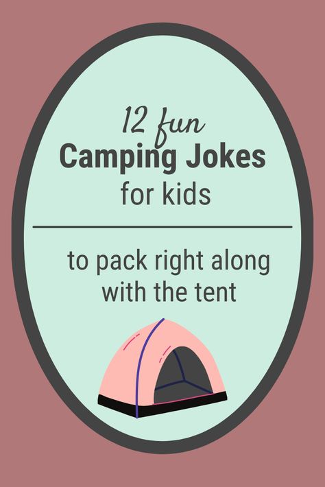 Time for some outside camping fun? You've come to the right place. Just print, cut and pack these fun camping jokes right along with the tent. Camping Puns, Jokes For Kids Funny, Camp Quotes, Camping Jokes, Nanny Ideas, Camping With Toddlers, Jokes For Teens, Camping Quotes, Corny Jokes