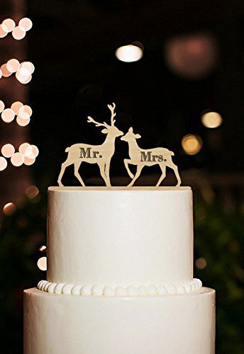 2 Deers with Mr and Mrs Wedding Cake Toppers Personalized Rustic Wood Keepsake Cake Toppers¡­ Kaishihui https://www.amazon.ca/dp/B016OE75FI/ref=cm_sw_r_pi_dp_APw7wb1EDDY3N Country Cake Toppers, Mr And Mrs Wedding Cake, Deer Cake, Deer Cakes, Mr Mrs Cake Toppers, Rustic Wedding Cake Toppers, Wedding Decorations On A Budget, Buck And Doe, Rustic Cake Toppers