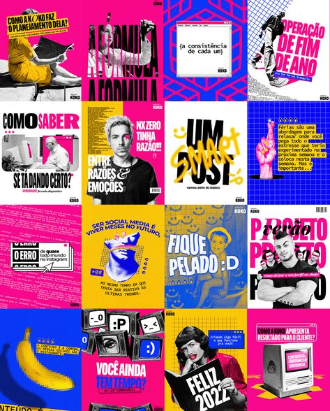 Pop Art Social Media Design, Editorial Social Media Design, Gen Z Design Trends, Visual Design Inspiration, Graphic Designer Instagram, Music Id, Insta Design, Mises En Page Design Graphique, Instagram Design Layout