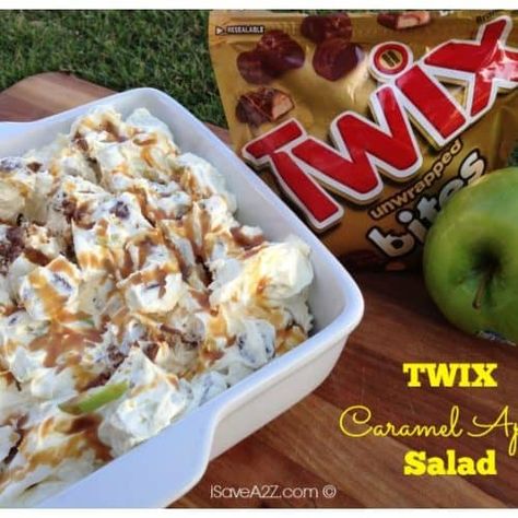 Caramel Apple Salad Recipe, Orange Creamsicle Cocktail, Creamsicle Cocktail, Taffy Apple Salad, Caramel Apple Salad, Apple Salad Recipe, Dessert Apple, Coleslaw Recipe Easy, Caramel Recipe