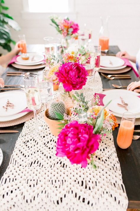 Cactus Centerpieces, Pink Bridal Shower Centerpieces, Pink Bridal Shower Theme, Cactus Centerpiece, Simple Bridal Shower Decorations, Bridal Shower Decorations Pink, Bridal Shower Decorations Elegant, Women's Conference, Bridal Shower Inspo