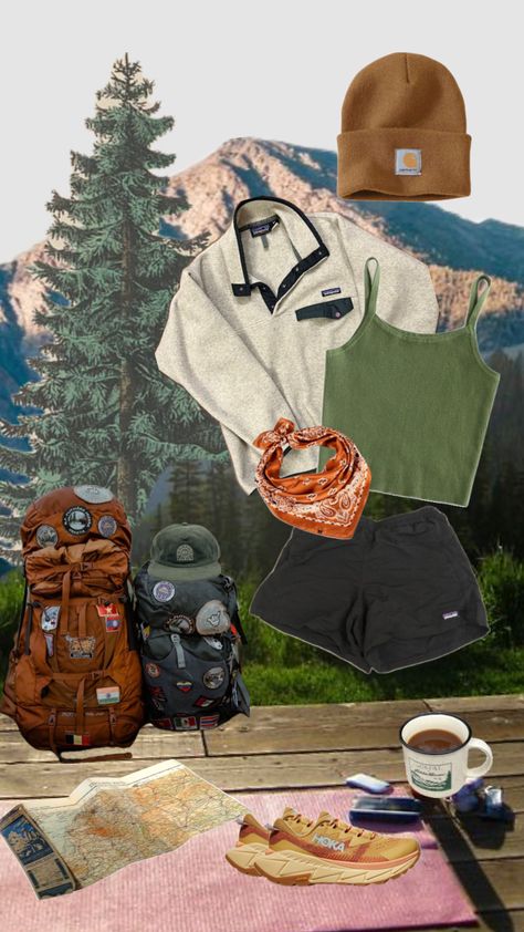 #patagonia #outfitinspo #outdoorsy #outdoors #carhartt Hiking Girl Outfit, Kids Hiking Outfit, Cute Granola Outfits, Patagonia Aesthetic, Outdoorsy Outfit, Alaska Outfits, Outdoorsy Outfits, Granola Style, Hiking Girl