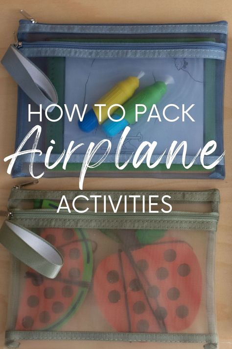 Be prepared with the best airplane toys and activities while traveling with a toddler. As a mom of twin toddlers, I know preparation and planning are key to success. Here are my top travel toys and activities to keep your toddler busy, engaged, and happy during their next flight to your fun destination! Pack these great toddler toys in your diaper bag. Air Plane Toys For Toddlers, Airplane Busy Bag, Infant Travel Hacks, Toddler Flight Activities, Airplane Toys For Toddlers, Toddler Airplane Essentials, Toddler Plane Essentials, Plane Activities For Toddlers, Flight With Toddler