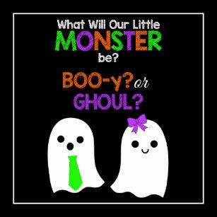 Halloween themed gender reveal! Will it be a boo-y or ghoul?! #halloween #halloweengenderreveal #genderreveal #boo-yorghoul Booy Or Ghoul, Halloween Gender Reveal Party, Party Guest Book, Reveal Party Ideas, Gender Reveal Party Ideas, Halloween Gender Reveal, Gender Reveal Games, Gender Reveal Balloons, Baby Shower Photos