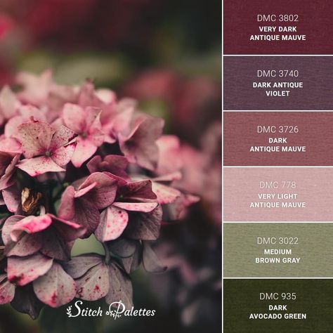 Rosemary Green Color Palette, Mauve Bedroom, House Color Palettes, Pink Color Schemes, Color Schemes Colour Palettes, Color Palette Pink, Green Colour Palette, Design Seeds, Salou