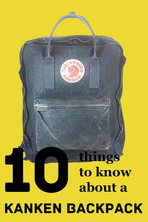 The iconic backpack from Sweden with its familiar fox logo badge is everywhere now. But did you know this about the Kanken bag? #kanken #sweden #backpack #fjallraven Fjallraven Kanken Aesthetic Outfit, Kanken Outfit Style, Fjallraven Kanken Backpack Aesthetic, Fjallraven Kanken Aesthetic, Kanken Backpack Aesthetic, Fjallraven Kanken Bag, Kanken Bag, Backpack Fjallraven, Fjall Raven