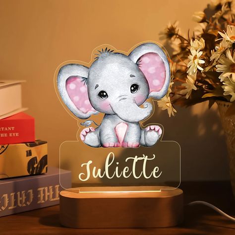 XINCHEN Personalized Children Animal Night Light Custom Name Acrylic Lamp For Baby Kids Bedroom Home Animal Night Light, Acrylic Lamp, Printer Stands, Cat Tree Condo, Light Board, Acrylic Design, Kids Night, Acrylic Led, Night Light Kids