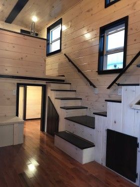 The Loft - Incredible Tiny Homes Houses Dream, Motorhome Camping, House Plans Design, Tiny Loft, House Plan With Loft, Tiny House Interior Design, Tiny House Loft, House Loft, Building A Tiny House