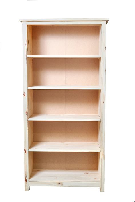 PRICES MAY VARY. Bookcase shelf for book storage or decor display with adjustable shelves in your living room, office, den, basement, bedroom, etc. Sturdy, Solid Pine Wood Construction (back panel only is MDF) All Heights Between the Shelves Are The Same: 10.82 inches All Shelves Are Removable With 3 Height Options- Can Be Lowered or Raised by 3.54 Inches Finish options are White, Gray, Unfinished, White with Natural Top and Gray with Natural Top Matching Shaker Collection Items Include TV Stand Bookcase Shelf, Office Den, Bookcase Organization, Basement Bedroom, Storage Idea, Wood Bookcase, Book Storage, Wood Pallet Projects, Bush Furniture