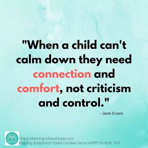 When a child can't calm down they need connection and comfort, not criticism and control Uppfostra Barn, Inspirerende Ord, Education Positive, Conscious Parenting, Smart Parenting, Parenting Skills, Gentle Parenting, Family Parenting, Good Parenting