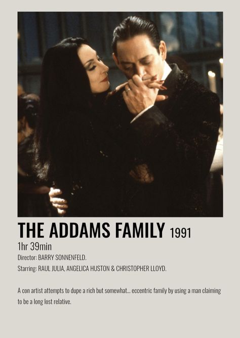 Addams Family Poster, Addams Family 1991, Family Movie Poster, The Fall Movie, Addams Family Movie, Addams Familie, Film Polaroid, Iconic Movie Posters, Movie Card