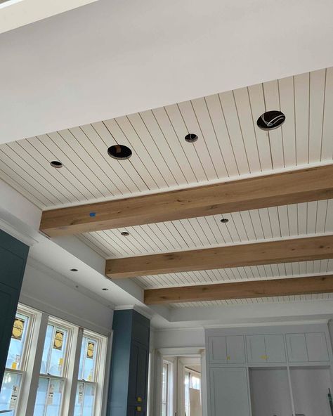 Nickel Gap Ceiling, Ceiling Detail, Kitchen Ceiling, Fine Woodworking, Ceiling Design, Gap, Beams, Woodworking, Ceiling